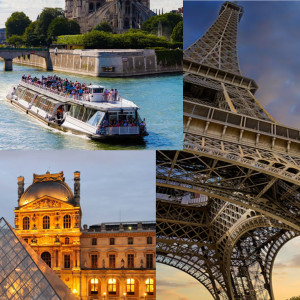Paris en 1 jour : Tour Eiffel + Croisi&egrave;re + Louvre